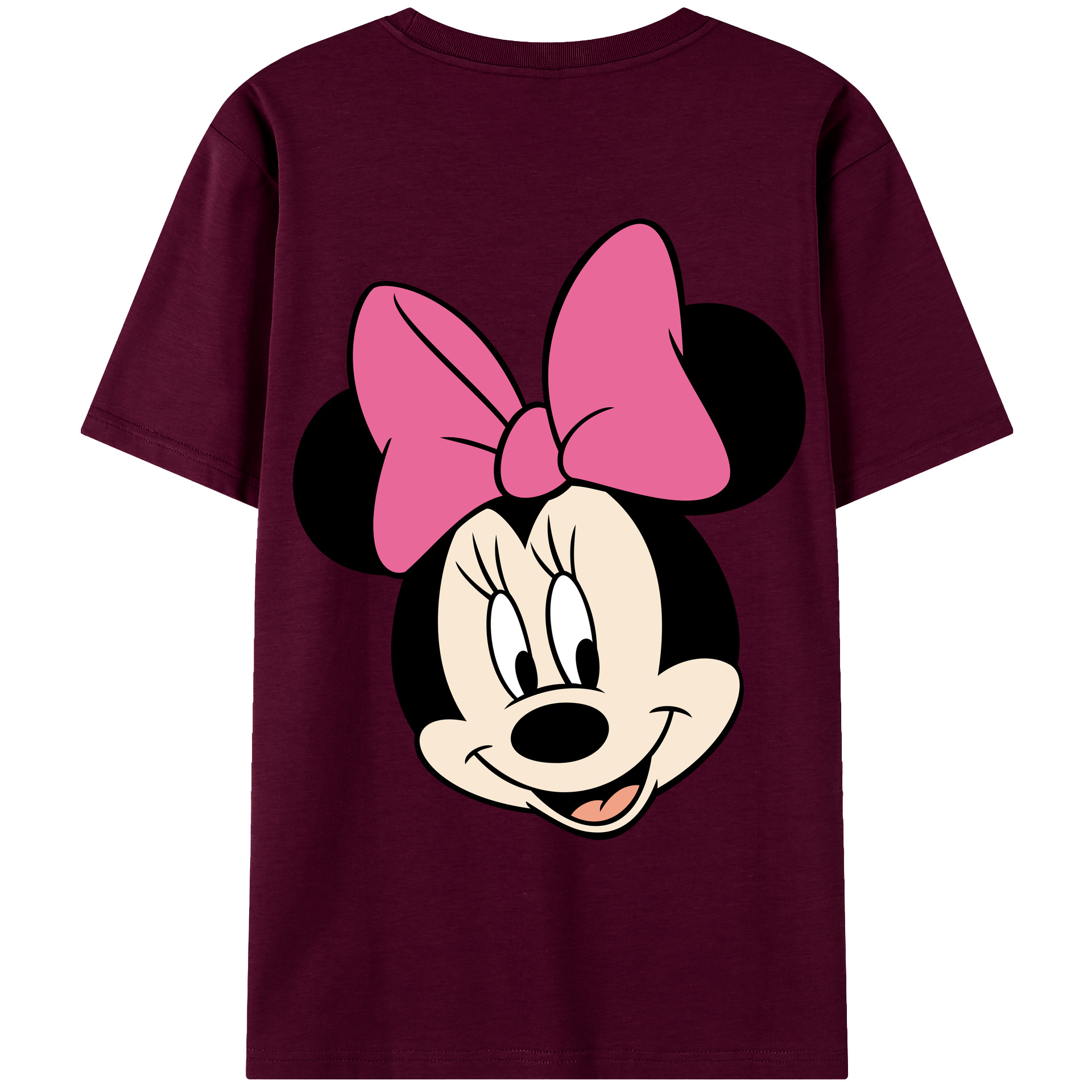（画像用） ミッキーマウス Mickey Mouse レディース半袖Tシャツ(バックプリント)